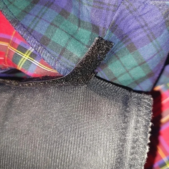 Vintage Sharon Young Plaid Dress Size Small Cottage Core - Picture 8 of 11